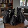 3D Подсвечник-Основа в виде Кошки - Идеально для Атмосферы Обеденного Стола в День Святого Валентина (Свечи не включены)