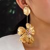Личность Стиль Длинные Серьги Модные Аксессуары Модная Бижутерия Новые Серьги с Большими Цветами