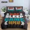 Комплект постельного белья Game Soft Duvet Cover Set Comfoter Bedding Quilt Cover with Pillow Case Set Kids Polyester Bedding Set Queen King Size
