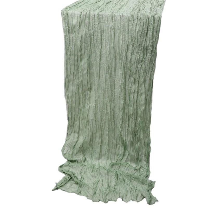 Балийская скатерть-раннер из мятой марли - Свадебный и праздничный декор в богемном стиле