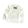 Korean Children's Lace Beaded Cotton T-shirt Top