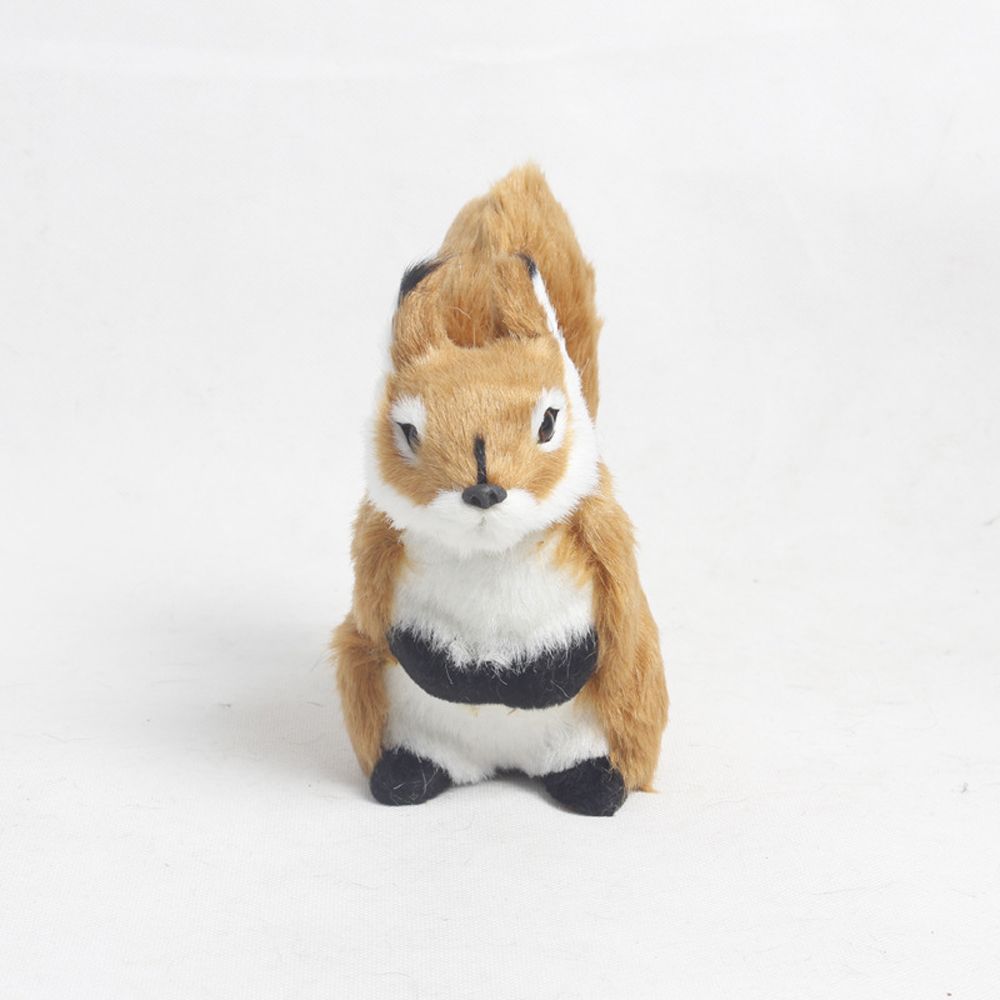 Model Toys Dolls Squirrel Plush Doll Animal Plush Toys Squirrel Stuffed Toys Simulation Squirrel