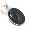 Natural Black Onyx Gemstone 925 Sterling Silver Jewelry Pendant 1.85" n8B79