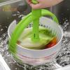 Rotating Drainer Basket Multifunctional Fruit Cleaning Bowl Fruit Vegetable Spinner Kitchen Sink Food Collector