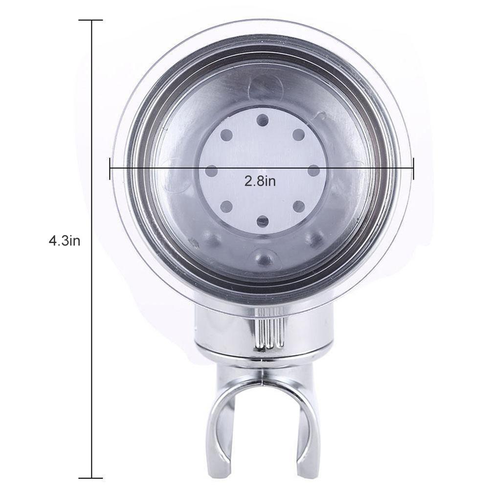 Shower Head Holder with Suction Cup 360 Degrees  Rotatable Shower Holder for Hand Shower Wall Mounted