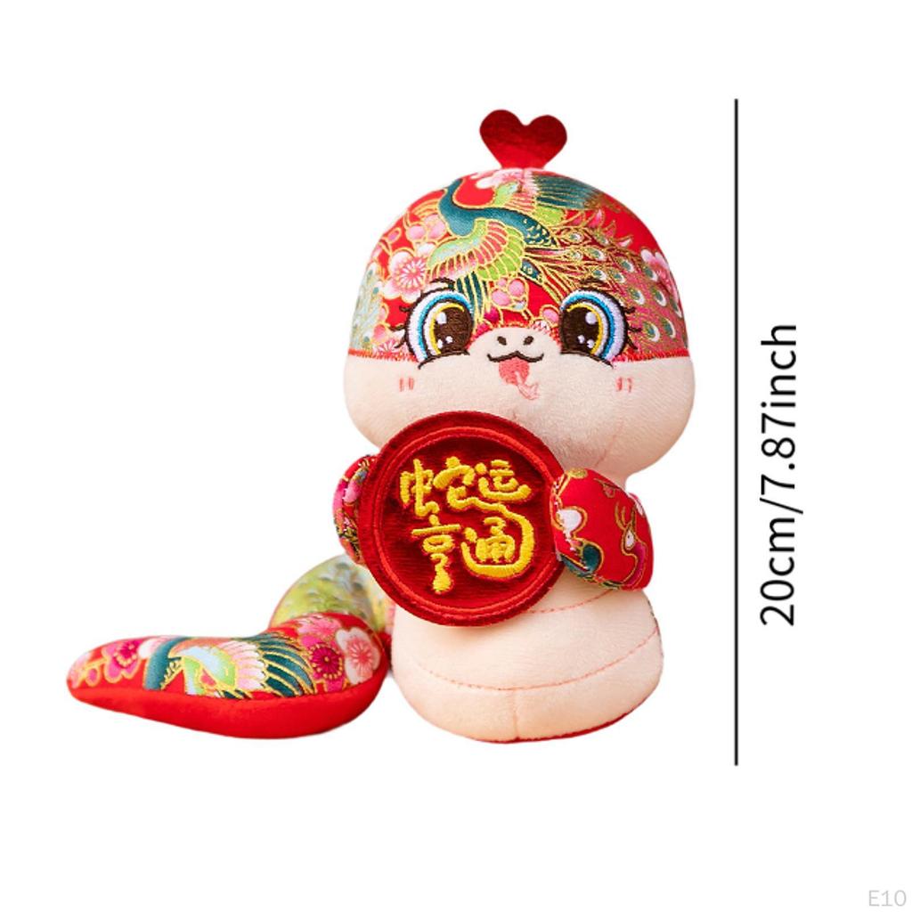 Plush Toy,Animal Stuffed Snake Figure Cartoon Soft Decor Doll Animal for Party
