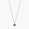 J.Lauren N0842 December Birthstone Turquoise Silver Necklace