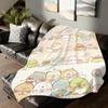 Мультяшное милое одеяло Sumikko Gurashi для дивана, офиса, кровати, самолета, путешествий, сна, чтения, отдыха, кемпинга, мягкое и теплое