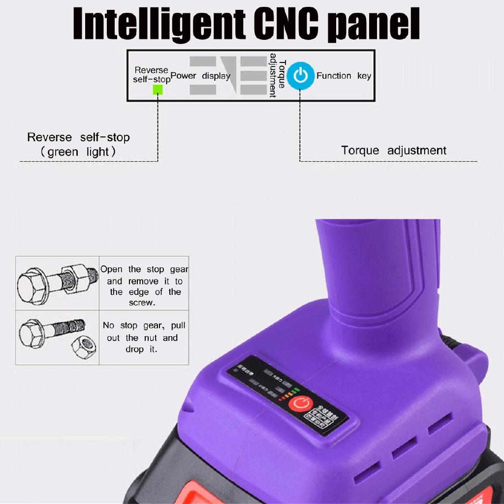 Бесщеточная 24800 мАч 480 Нм 2в1 Электродрель и Ударный гайковерт Аккумуляторная Высокий крутящий момент