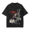 Футболки Avenged Sevenfold Хип-хоп Стиранная Хлопковая Футболка Винтажные Мужские Женские Топы Уличная Одежда Футболка с Принтом