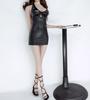 Scale Action Figure Compatible with TBLeague Body DMTOYS Beautiful Woman Sexy Black Suspender Skirt Body and Shoes Not [TOYBARJAPAN] 1/6 Leather-like