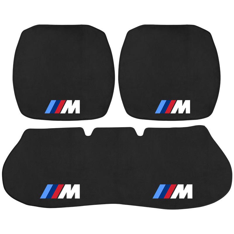 1 шт. Подушка на сиденье автомобиля Нескользящий чехол Ледяной шелк Бархат Плюш Для BMW M Power Performance M3 M5 X1 X3 X5 X6 E46 E39 E36 E60 E90