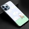 Cartoon Cute Dinosaur Case For Iphone 14 13 12 11pro Max Mini Xs Xr X Tempered Glass Cover For Iphone 7 8 6s Plus Se 2022 11