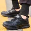 Модная нескользящая рабочая обувь Женская дышащая защитная обувь Легкие рабочие кроссовки со стальным подноском Мужская защитная черная рабочая обувь