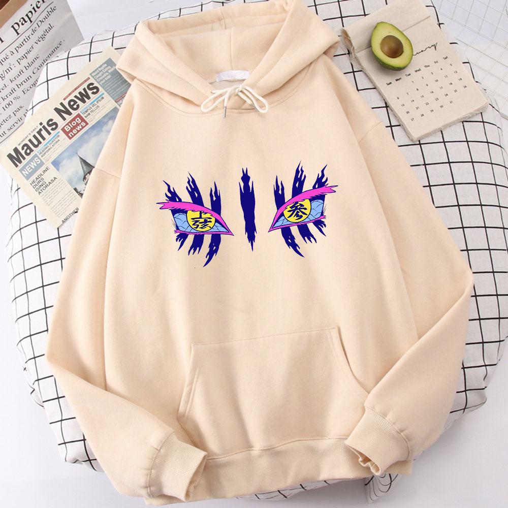 Женская толстовка с длинными рукавами Demon Slayer Akaza Eyes аниме с рисунком женская индивидуальная толстовка в стиле Харадзюку одежда
