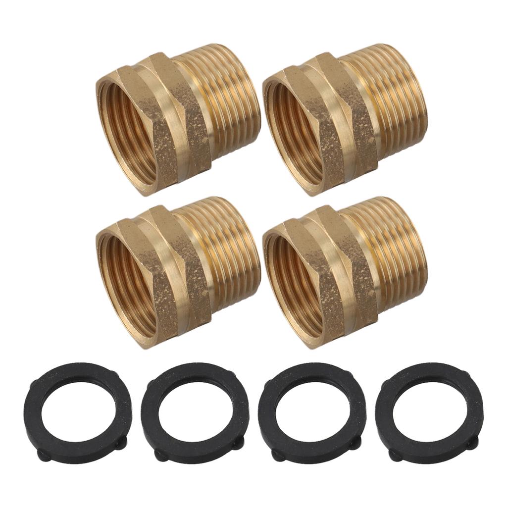 3 4 GHT To NPT Brass Garden Hose Adapter Outdoor Gardening 3 4 GHT Female Interchangeable Connectors For Faucets