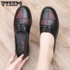 Leather Shoes for Women Comfortable Soft Soled Single Shoes Flat Bottomed Casual Shoes Spring