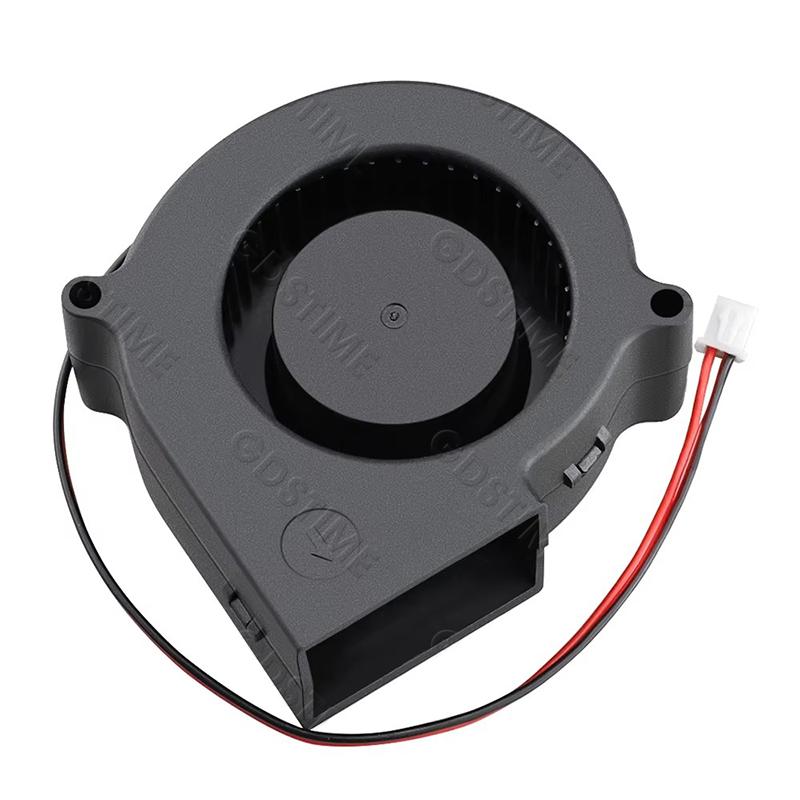 Gdstime 7530 Радиальный вентилятор DC 5V 12V Вентилятор-воздуходувка 24V 7см Двухподшипниковый Центробежный Радиальный вентилятор USB Поток Охладитель Вентилятор охлаждения воздуха Вентилятор для мини-ПК