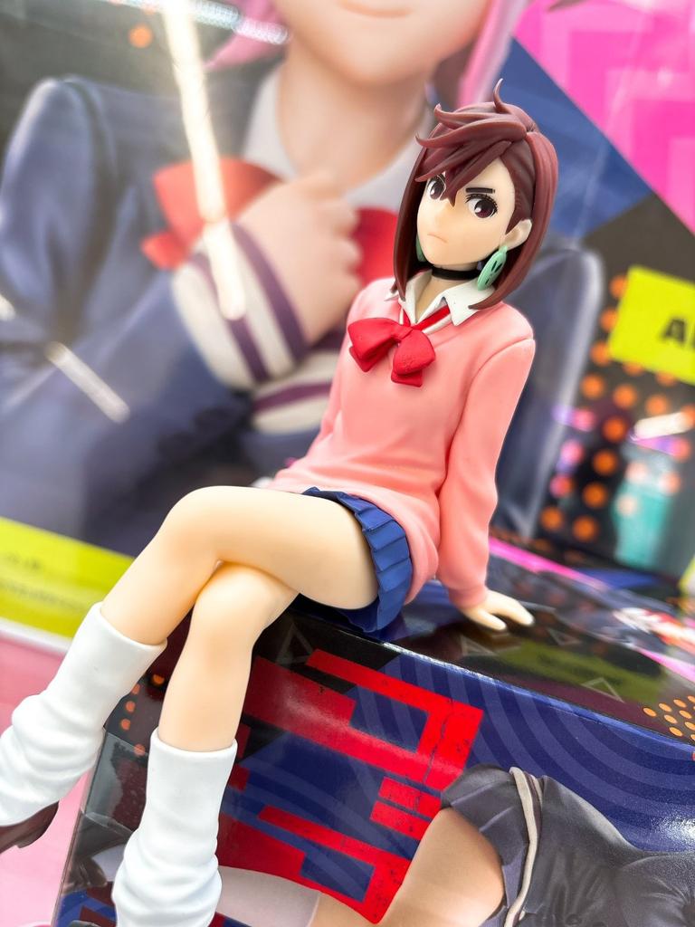 15CM Anime Dandadan Shiratori Aira Figure Noodle Stopper Figure Ayase Momo Small Sit Series Model Toys Doll Aciton Figure PVC