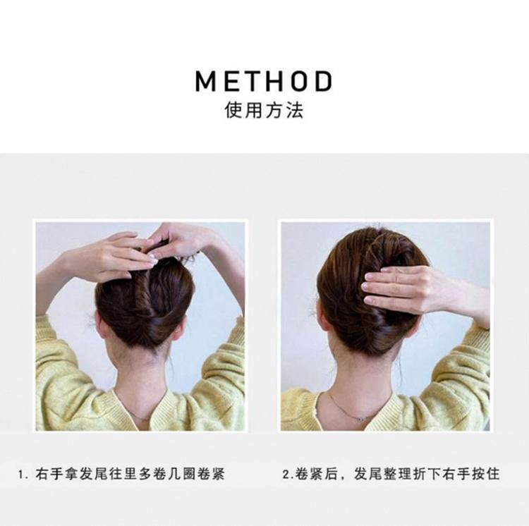 Lazy Maruko Head Insert Comb Disc Hair Artifact