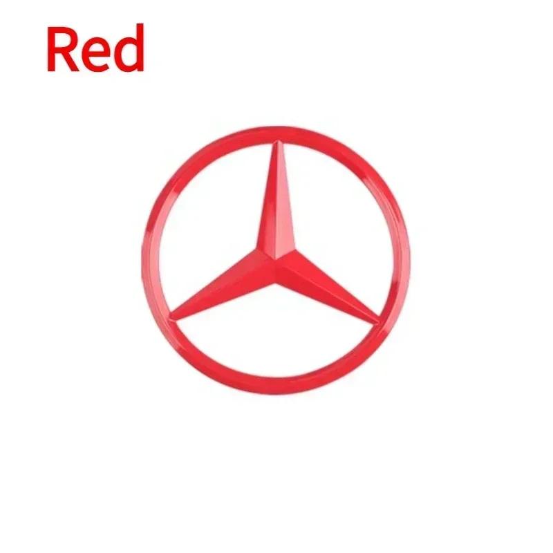 UOVMP1 C200 E300 Hot 2026 New For Benz ABS Car Front Grille Badge Decal Cover Emblem for Mercedes Benz W204 W205 W210 W211 W212 W213 C