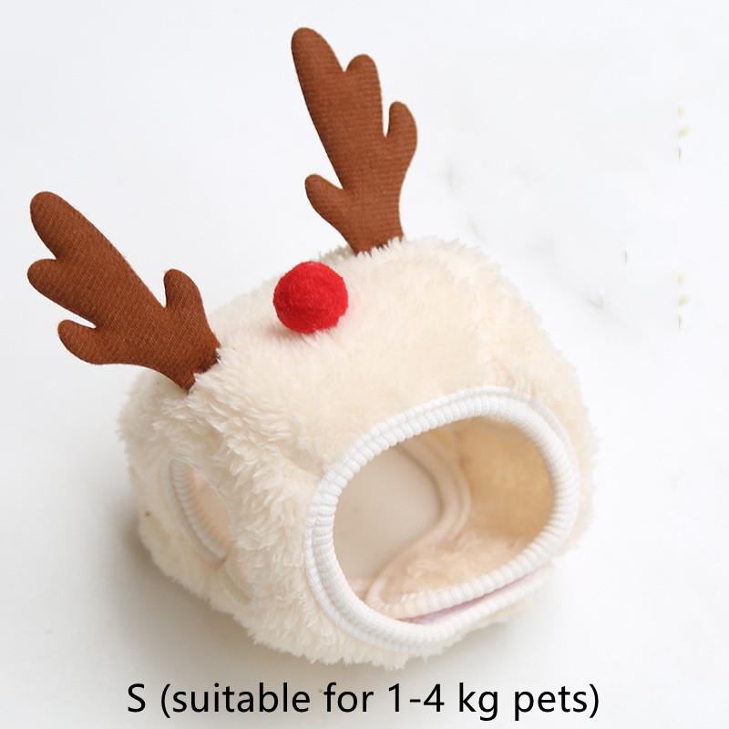 Рождественская одежда для домашних животных, рождественская шапка для собак и кошек, полотенце, нагрудник, плюшевый мишка/французский бульдог, померанский шпиц, одежда на осень и зиму