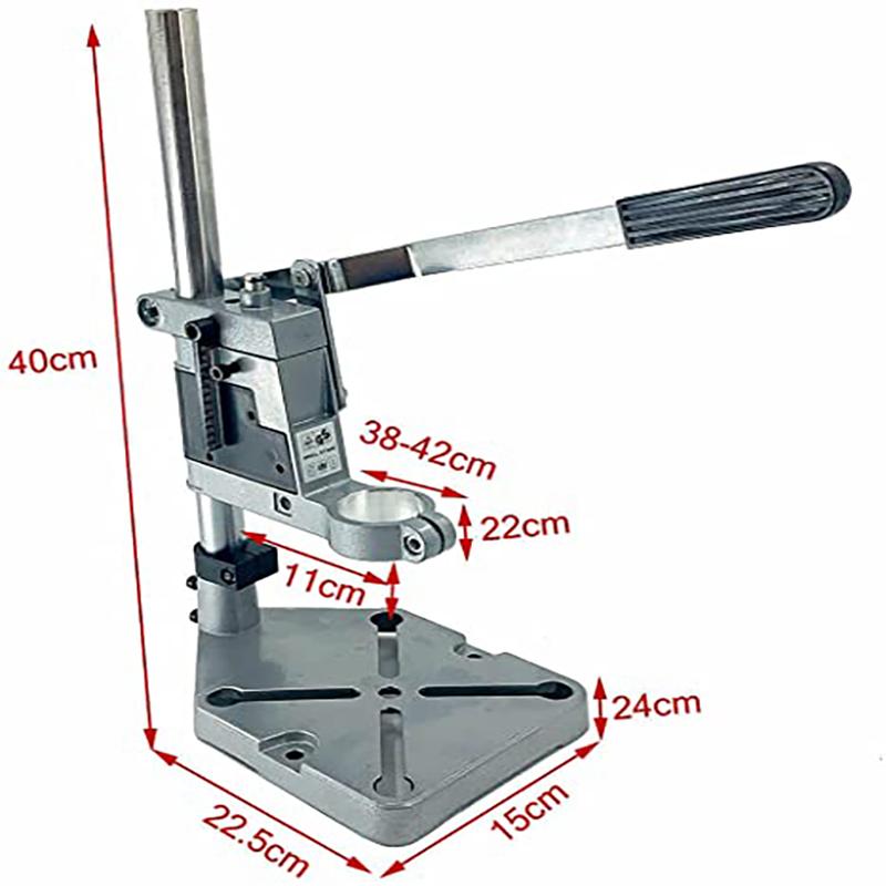 Кронштейн для электродрели, держатель для сверления с одной/двумя головками, стойка для шлифовальной машины/зажим, стойка для жима лёжа/алюминиевые плоскогубцы