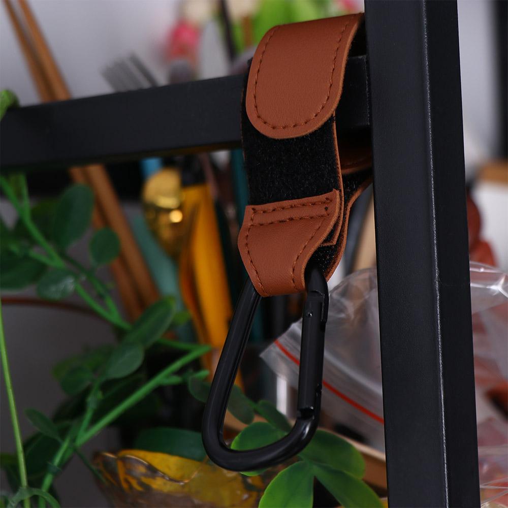Aluminum Zinc Zinc Alloy Carabiner Pram Hook Baby Bag Stroller Hook Stroller Hooks Clips Cart Organizer