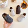Зимние ботинки Birkenstock 2025 для девочек, из бархата и меха - Мягкая подошва, утепленные для мальчиков и девочек