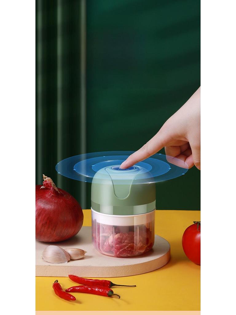 Compact Electric Garlic Grinder & Peeler for Kitchen