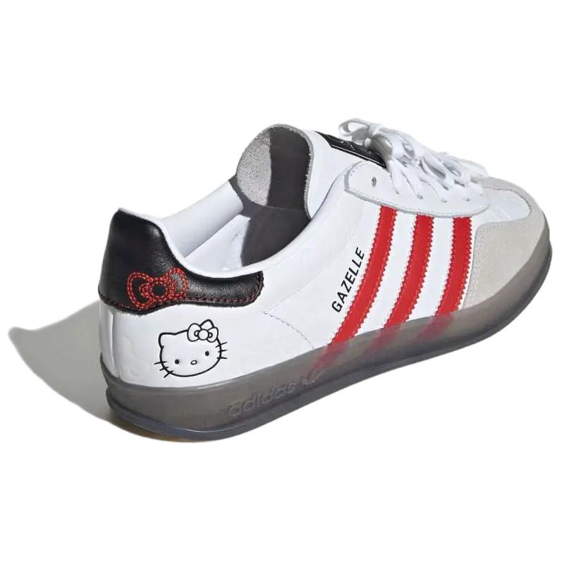Hello Kitty x adidas Gazelle Indoor 50th Anniversary Женские кроссовки Белый Облачно-белый Красный II0013