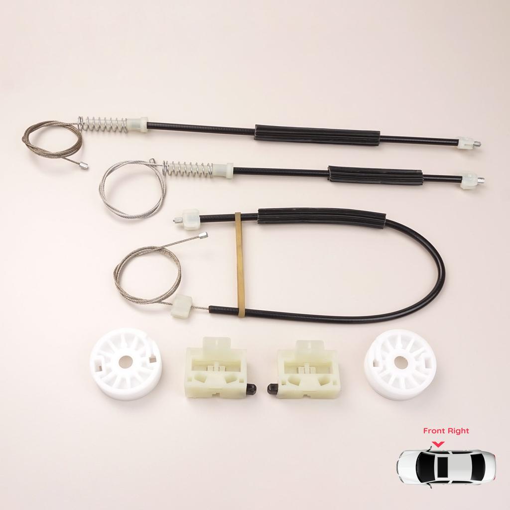 EWR5321 Power Window Lifter Regulator Repair Set Front Right for Chevrolet Cruze MK1 J300 J305 J308 2008-2016 4/5 Door 95382557