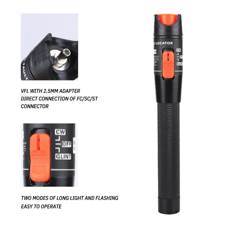 1 комплект измерителя мощности оптоволокна, тестер затухания света, тестер источника красного света, детектор фотоэлектрической мощности