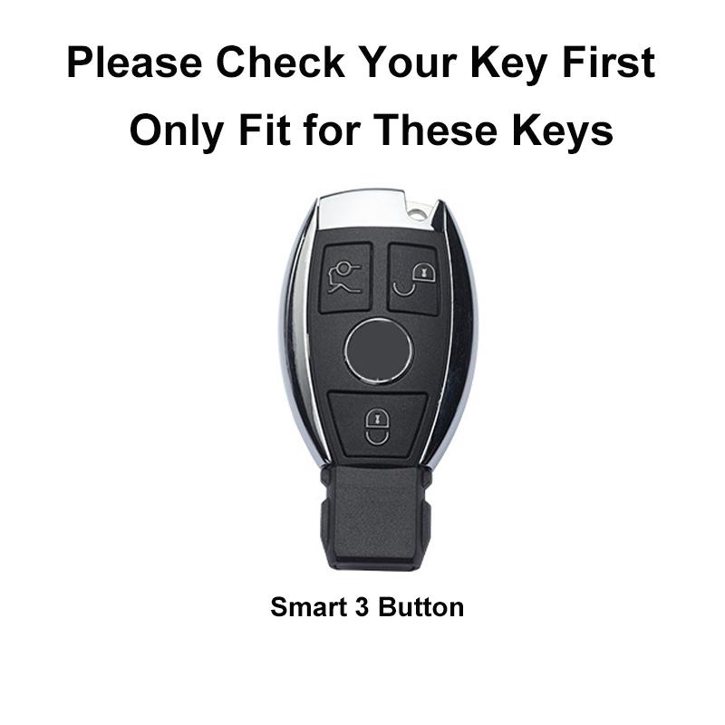 PIG4 Lezther Car Smart Key Case Cover Shell for Mercedes Benz A B C E GL S GLA GLK CLS Class AMG W204 W205 W212 W463 W176 Accessories