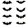 3D Bats Halloween Decorations Luminous Stickers Horror Atmosphere Scene Layout Wall Stickers