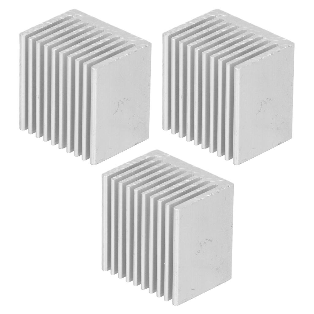 8шт охлаждающих ребер алюминиевый радиатор питания комплект теплоотвода для электронного процессорного модуля