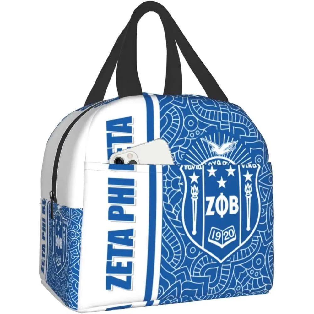 Zeta Phi Beta термосумка для ланча портативная изолированная сумка-тоут для путешествий пляж пикник работа сестры атрибутика подарки