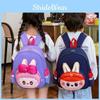 Adorable Cartoon Backpack For Kids With Breathable Material And Lightweight Design In Purple Pink And Blue