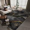 Fashionable Luxury Marble Carpet for Living Room Decoration Home Modern Rugs for Bedroom Non-slip Washable Lounge Floor Mats 