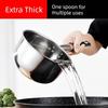 Water Ladle 304 Stainless Steel Spoon Long Handle Water Scoop Large Ladle for Cafeteria Soup Ladle Porridge Spoon Kitchen Water Scoop