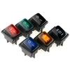 4/6Pin KCD4 Switch Boat Rocker Switch with Light for Industrial Automotive Home