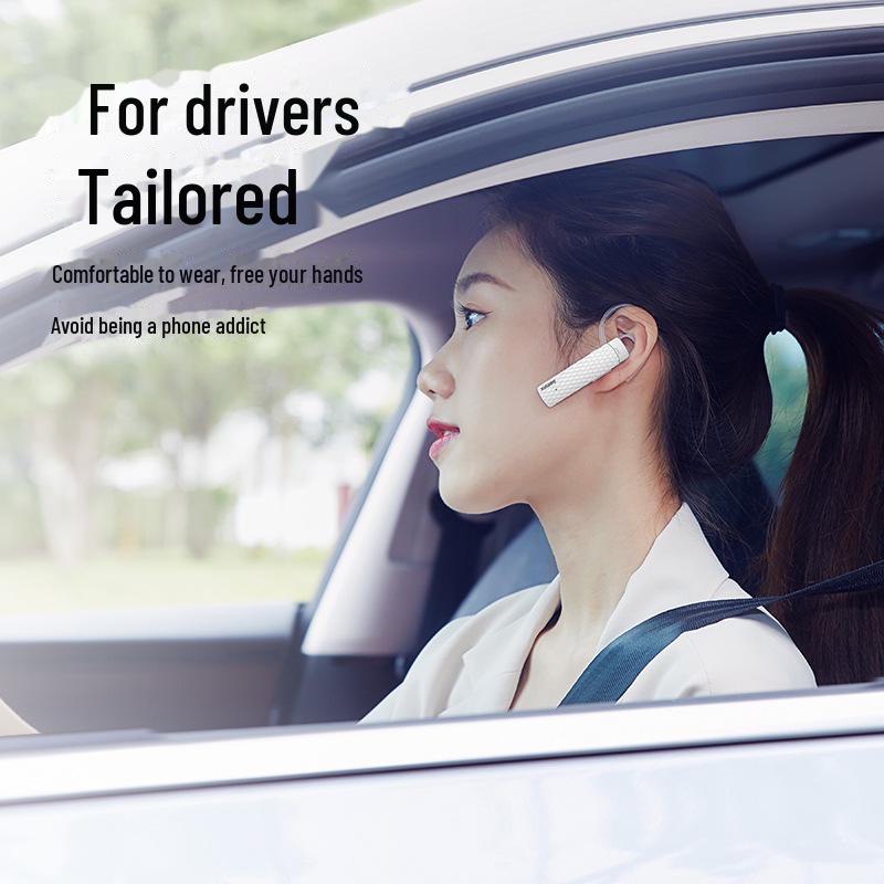 Bluetooth-наушники Remax: Легкая беспроводная гарнитура с одним наушником для звонков и музыки в автомобиле