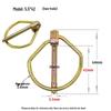 DIN11023 Прочная чека безопасности O-Pin Штифт для сцепки роторной косилки Пружинный штифт.