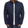 Autumn and Winter New Solid Color Cotton-padded Jacket Simple Atmosphere Men's Cotton Clothes