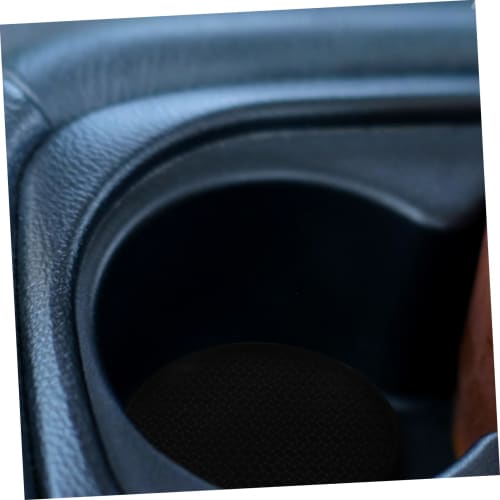 ABOOFAN Wear-Resistant Car Cup Mats, Non-Slip Silicone Coasters for Cars, Convenient for Everyday Use, Universal Cup Holder Compatible, Pack of 4