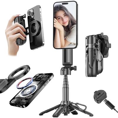 ARIAKE P15C Селфи Многофункциональный Смартфон Смартфон Смартфон Штатив с Пультом и Холодным Совместимый с iPhone и Идеально подходит для и Прямых Эфиров