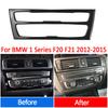 Наклейки на панель консоли CD-плеера из углеродного волокна для BMW 1 серии F20 F21 2012-2015 Интерьер