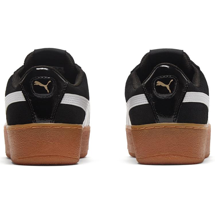 PUMA Vikky Platform Black And White Womens 363287-10