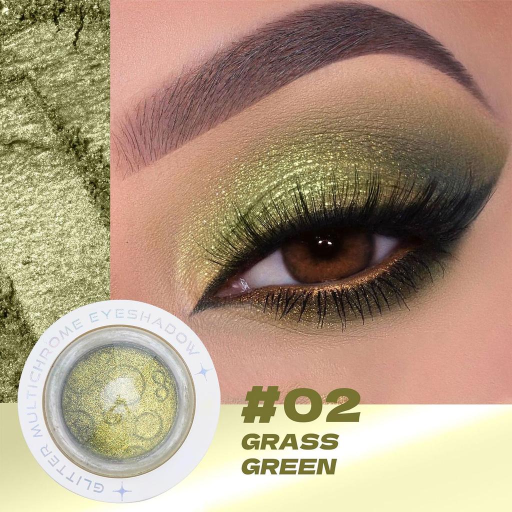 Флуоресцентные тени для век для лица, тени для век Planet Eyeshadow Glitter Highlight Eye Makeup, шелковистые кремовые тени для век