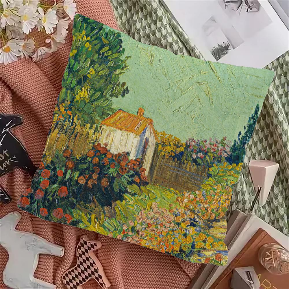 V-Van G-Gogh Художественная Наволочка Наволочка Домашние Подушки для Дивана Подушки для Автомобиля Наволочка Офисная Наволочка Подушка